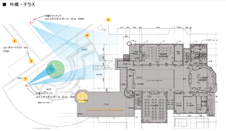 大阪芸術大学キャラクター造形学科新棟